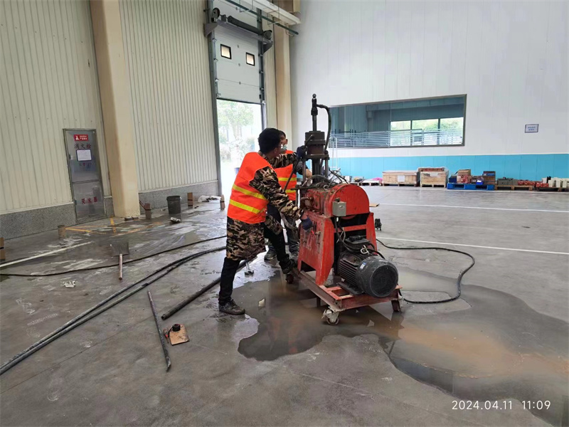 防城厂房地面下沉塌陷注浆加固施工